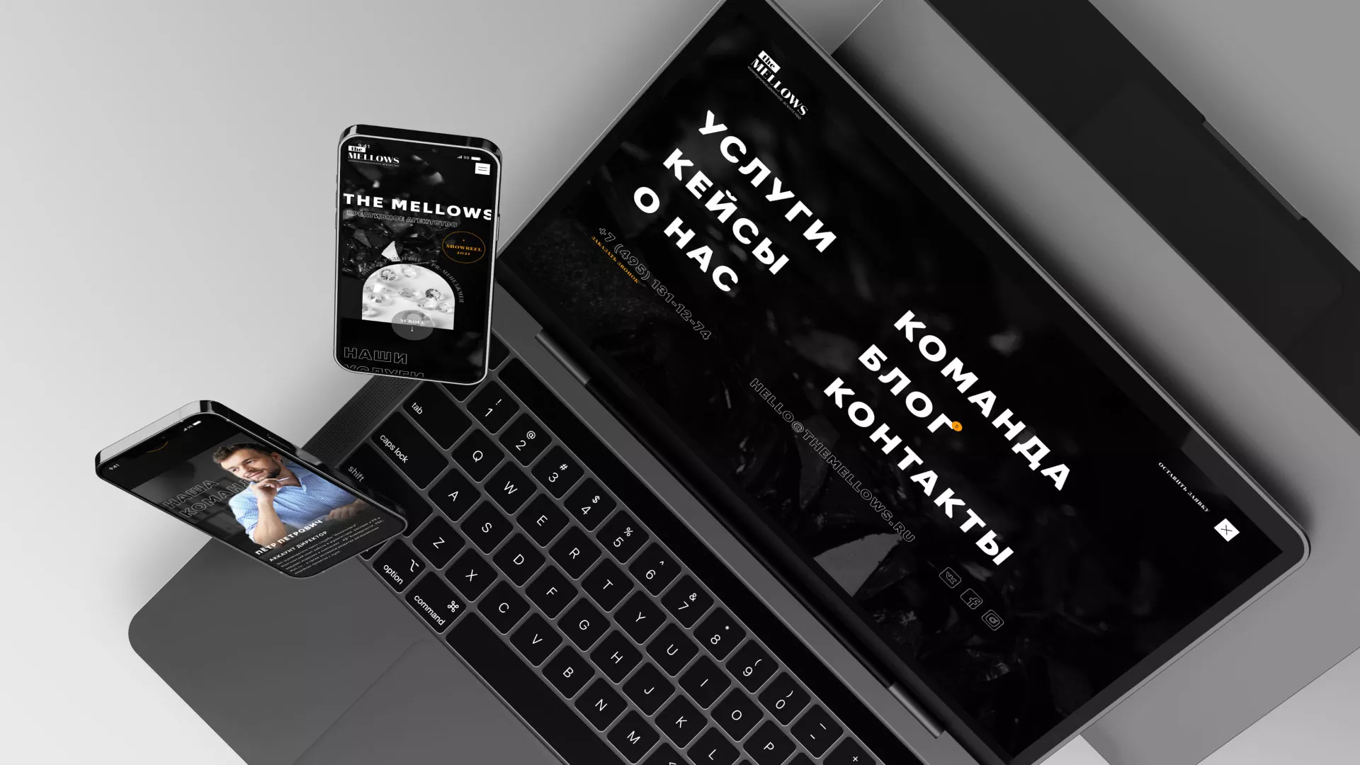 Разработка сайта креативного агентства «The Mellows» в Завитинске