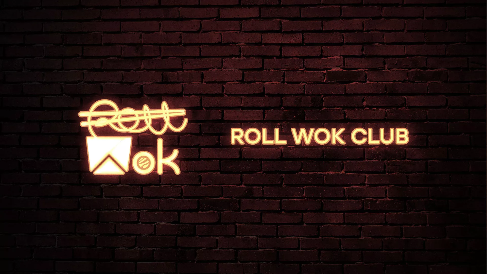 Разработка логотипа суши-бара «Roll Wok Club» в Завитинске